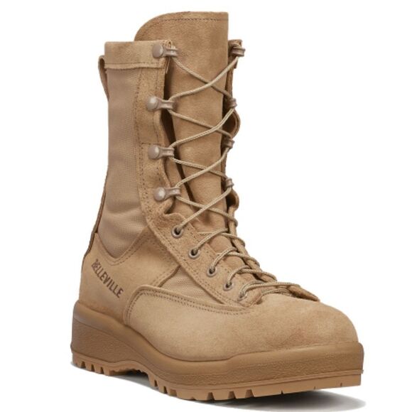 Belleville Desert Tan US 790A Gor-tex Waterproof Leather Military Boots Size 5.5 - Picture 1 of 16